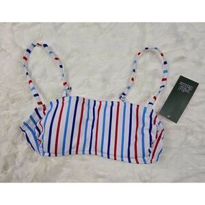Wild Fable Striped Bralette Bikini Top XXS
